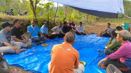 Bertemu Petani di Ladang Solomo, Lurah Berharap Pemanfaatan Sumur Bor Tingkatkan Hasil Pertanian